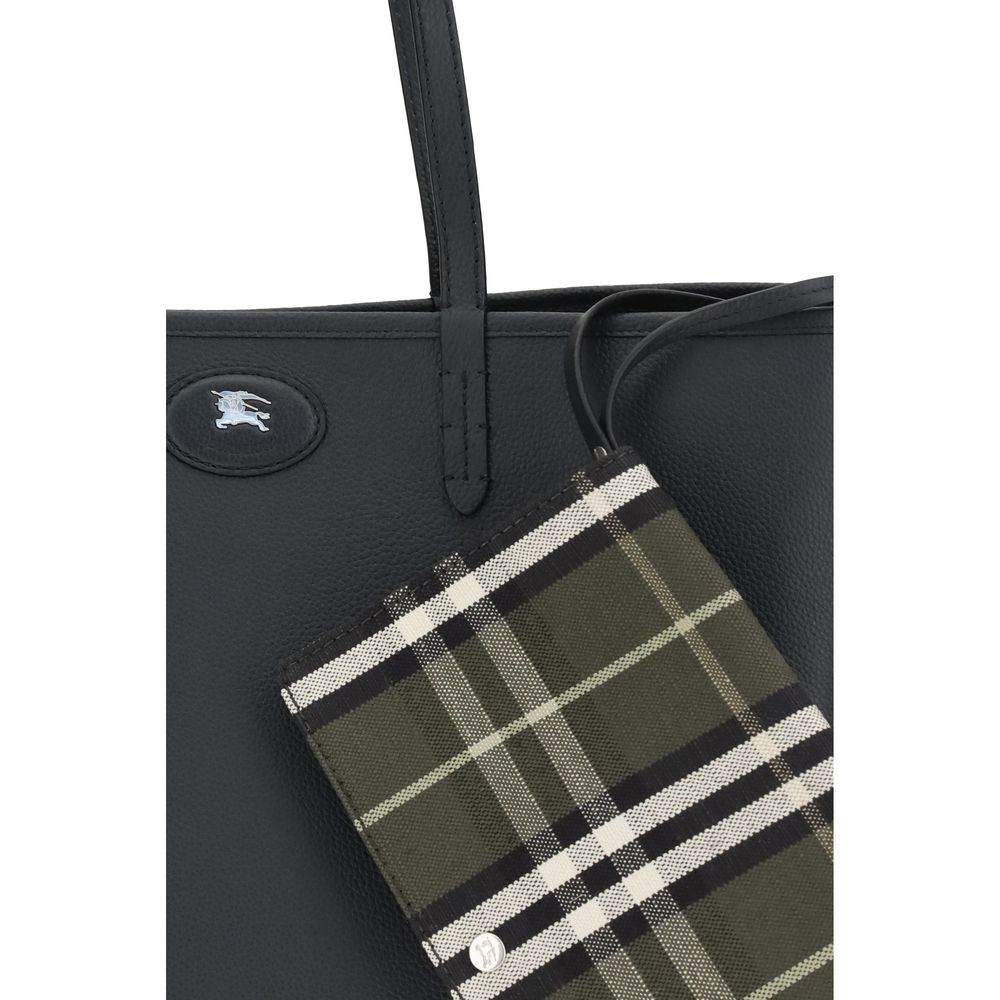 Burberry Reversible Medium Bloomsbury Leather Tote Bag Black
