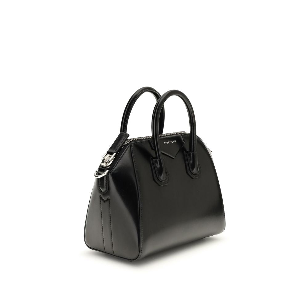 Givenchy Antigona Mini Box Bag in Black Box Calfskin