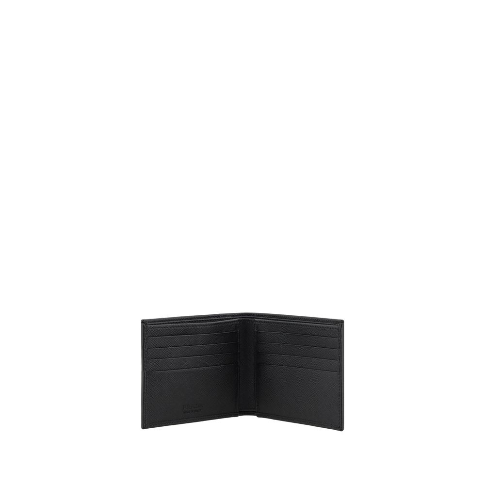 Prada Re-Nylon Bifold Wallet in Black