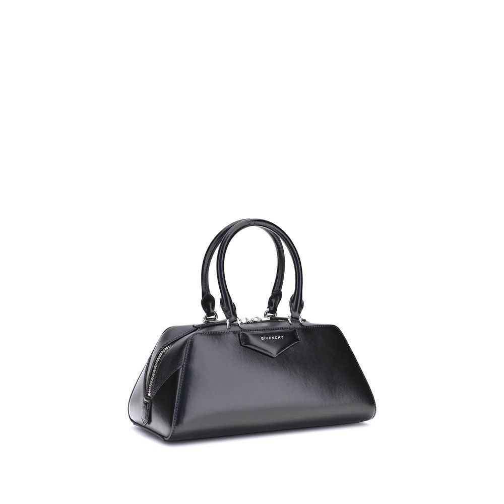 Givenchy Antigona East-West Small Bag in Black Calfskin