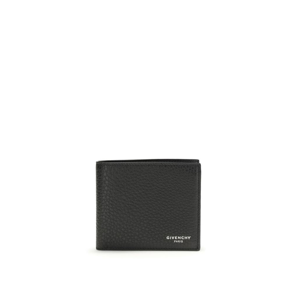 Givenchy Black Grained Calfskin Bifold Wallet
