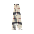 Burberry Archive Check Cashmere Scarf Archive Beige