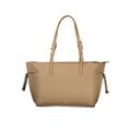 Furla Ava Large Leather Tote Bag in Marrone