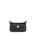 Versace Mini Medusa Leather Shoulder Bag Black Calf Leather Crossbody