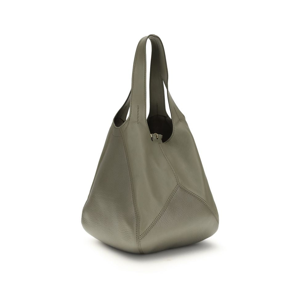 Chloé Bicolor Buffalo Leather Shoulder Bag