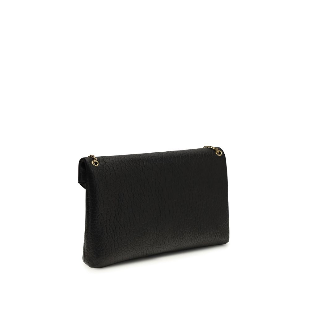 Saint Laurent Cassandre Large Envelope Leather Clutch